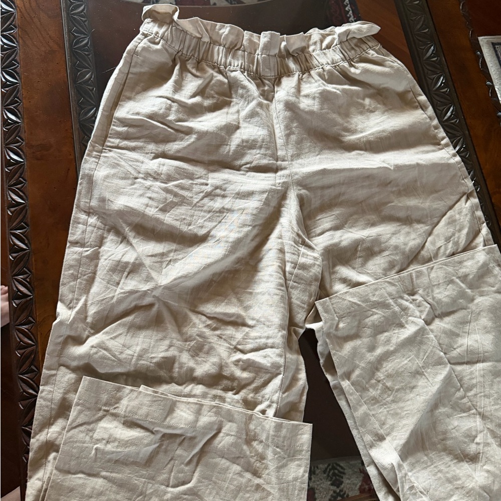 Express Men's Lightweight Elastic-Waist Chinos in Light Beige